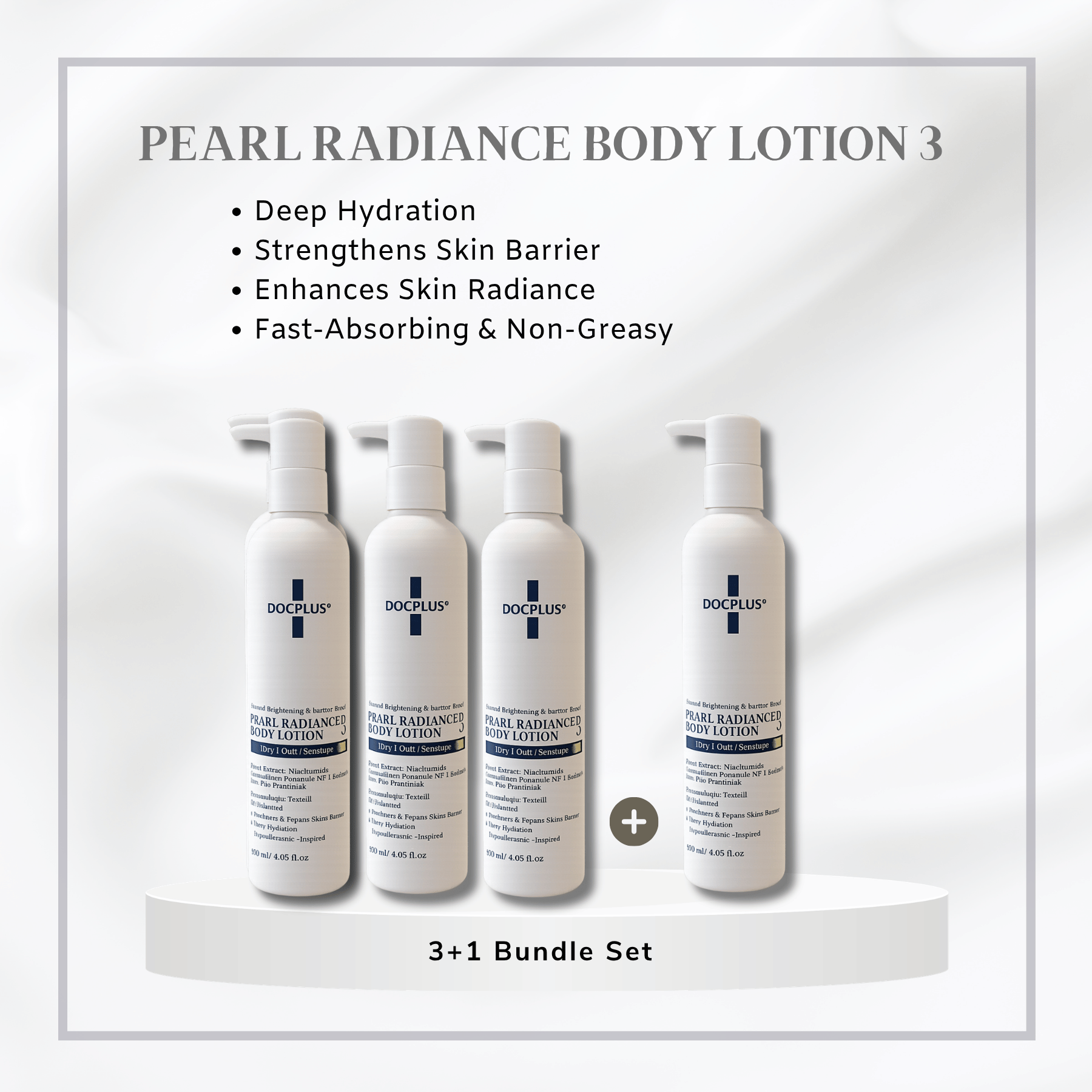 PEARL RADIANCE BODY LOTION 3 (3+1 SETS)