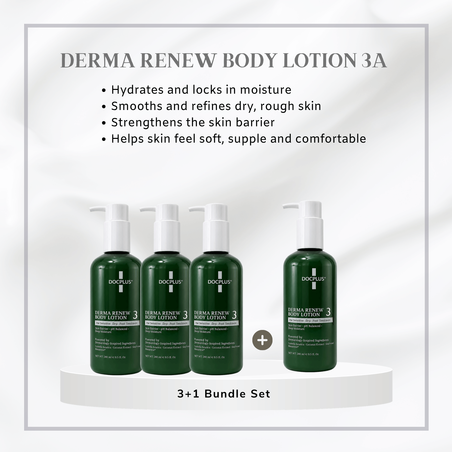 DERMA RENEW BODY LOTION 3A (3+1 SETS)