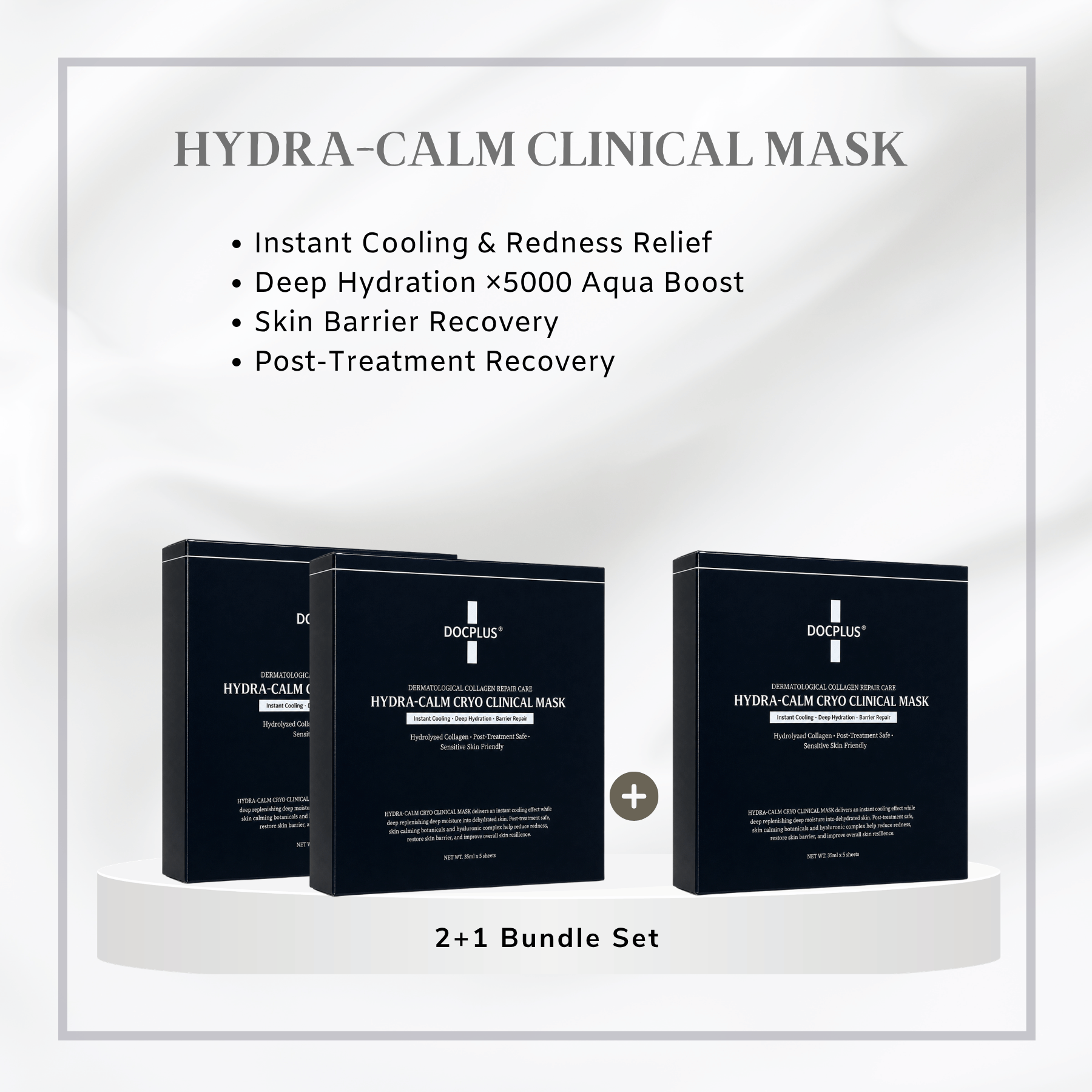 HYDRA-CALM CLINICAL MASK (2 +1 BUNDLE SETS)